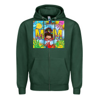 Sports Green Messy bun Autism mom 20oz skinny tumbler Zipper Hoodie - TumblerDesignByShophia