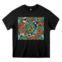 Black gemstone sunflower Heavy Core Tee - AdoDesignShop