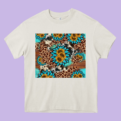 Gemstone Sunflower Heavy Core Tee Designed By Adodesignshop