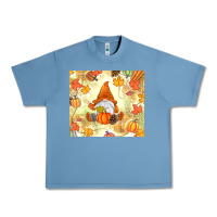 Pebble Blue fall gnome Urban Heavy Tee - MaliasSmallBusiness