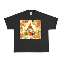 Pigment Black fall gnome Urban Heavy Tee - MaliasSmallBusiness