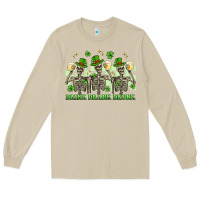 Mushroom st. patrick's day skeletons drink drank drunk Long Sleeve Tee - Artiststas