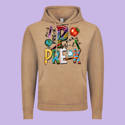 Pre K Vintage Hoodie Designed By Nancycooperartshop