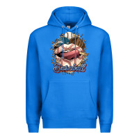 True Royal Baseball lips Premium Hoodie - HowdyJamesFarm