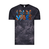 Cloud Black football vibes Vintage Tee - MaliasSmallBusiness