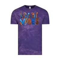 Cloud Purple football vibes Vintage Tee - MaliasSmallBusiness