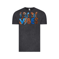 Vintage Black football vibes Vintage Tee - MaliasSmallBusiness