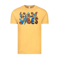 Vintage Mustard football vibes Vintage Tee - MaliasSmallBusiness