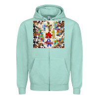 Seafoam Faith puzzle ribbon tumbler Zipper Hoodie - TumblerDesignByShophia