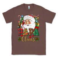 Chestnut Papa Claus Christmas Classic Tee - NancyCooperArtShop