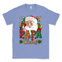 Colony Blue Papa Claus Christmas Classic Tee - NancyCooperArtShop