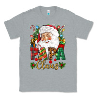 Heather Grey Papa Claus Christmas Classic Tee - NancyCooperArtShop