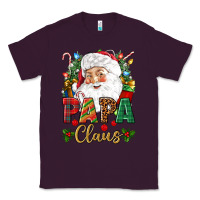 Plum Papa Claus Christmas Classic Tee - NancyCooperArtShop