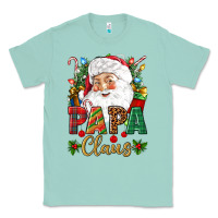 Seafoam Papa Claus Christmas Classic Tee - NancyCooperArtShop