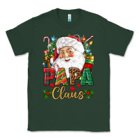 Sports Green Papa Claus Christmas Classic Tee - NancyCooperArtShop