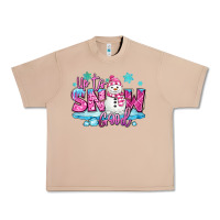 Burro up to snow good pink christmas winter snowman Urban Heavy Tee - MaliasSmallBusiness