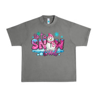 Tornado up to snow good pink christmas winter snowman Urban Heavy Tee - MaliasSmallBusiness