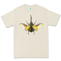 Bone Hercules Beetle With Wings Premium Tee - LillyAllenDesigns