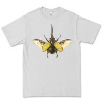Dove Grey Hercules Beetle With Wings Premium Tee - LillyAllenDesigns