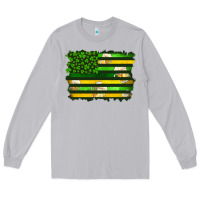 Moon Dust st patrick's day american flag Long Sleeve Tee - Artiststas