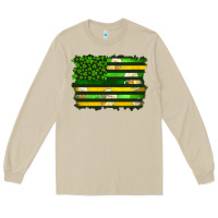 Mushroom st patrick's day american flag Long Sleeve Tee - Artiststas