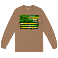Toasted Coconut st patrick's day american flag Long Sleeve Tee - Artiststas