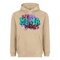 Mushroom mama vibes floral Heavyweight Hoodie - OliviaCreatesArt