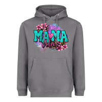 Storm mama vibes floral Heavyweight Hoodie - OliviaCreatesArt