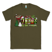 Army Green jesus İs the reason Classic Tee - CowhideDigitalArt