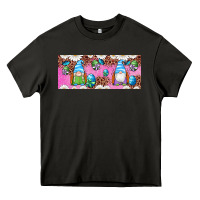 Asphalt Western Easter Day Gnomes With Eggs Heavy Core Tee - Artiststas