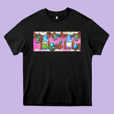Western Easter Day Gnomes With Eggs Heavy Core Tee Designed By Artiststas