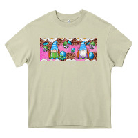 Mossy Western Easter Day Gnomes With Eggs Heavy Core Tee - Artiststas
