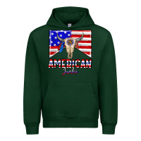 Forest Green American junkie Urban Hoodie - CowhideDigitalArt