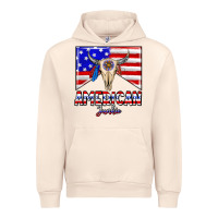 Sandshell American junkie Urban Hoodie - CowhideDigitalArt