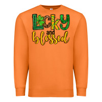 Carrot St. Patrick's Lucky and blessed Premium Sweatshirt - OliviaCreatesArt