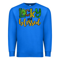 True Royal St. Patrick's Lucky and blessed Premium Sweatshirt - OliviaCreatesArt