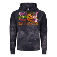 Cloud Black just a girl who loves halloween Vintage Hoodie - NancyCooperArtShop