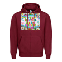 Burgundy It's a beautiful day for learning tumblr Zipper Hoodie - TumblerDesignByShophia