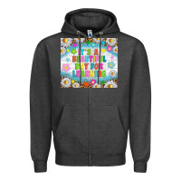 Charcoal Heather It's a beautiful day for learning tumblr Zipper Hoodie - TumblerDesignByShophia