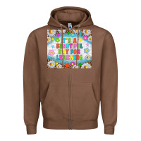 Chestnut It's a beautiful day for learning tumblr Zipper Hoodie - TumblerDesignByShophia