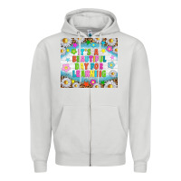 Dove Grey It's a beautiful day for learning tumblr Zipper Hoodie - TumblerDesignByShophia