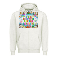 Oatmeal Heather It's a beautiful day for learning tumblr Zipper Hoodie - TumblerDesignByShophia
