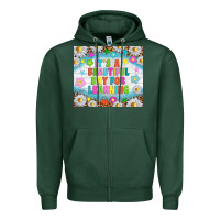 Sports Green It's a beautiful day for learning tumblr Zipper Hoodie - TumblerDesignByShophia