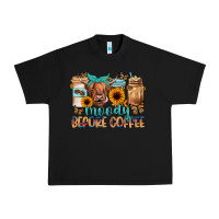Black moody before coffee Urban Heavy Tee - JahusDesignShop
