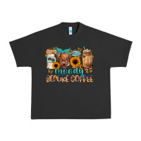 Pigment Black moody before coffee Urban Heavy Tee - JahusDesignShop