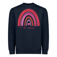 Navy Valentines Day Rainbow Heavyweight Sweatshirt - Bettercallsaul
