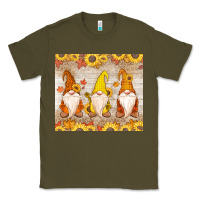 Army Green Thankful Gnomes Classic Tee - MaliasSmallBusiness