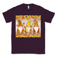 Plum Thankful Gnomes Classic Tee - MaliasSmallBusiness