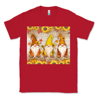 Red Thankful Gnomes Classic Tee - MaliasSmallBusiness