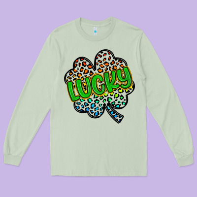 Lucky St Patrick S Day Long Sleeve Tee Designed By Artiststas